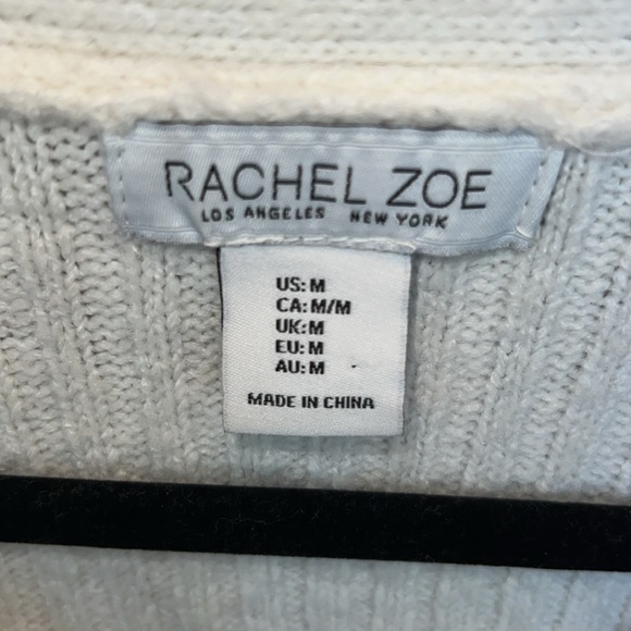 Rachel Zoe Argyle Plaid Cardigan - Picture 7 of 8